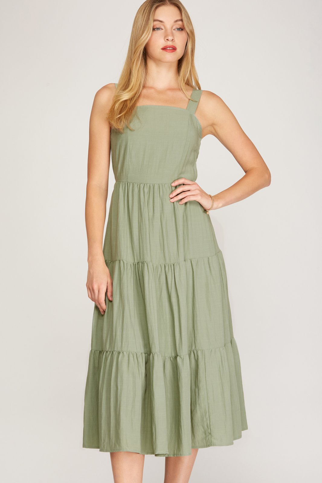 SIMPLE ROMANCE DUSTY SAGE TIE-BACK DRESS Raggdoll Boutique SIMPLE ROMANCE DUSTY SAGE TIE-BACK DRESS Raggdoll Boutique