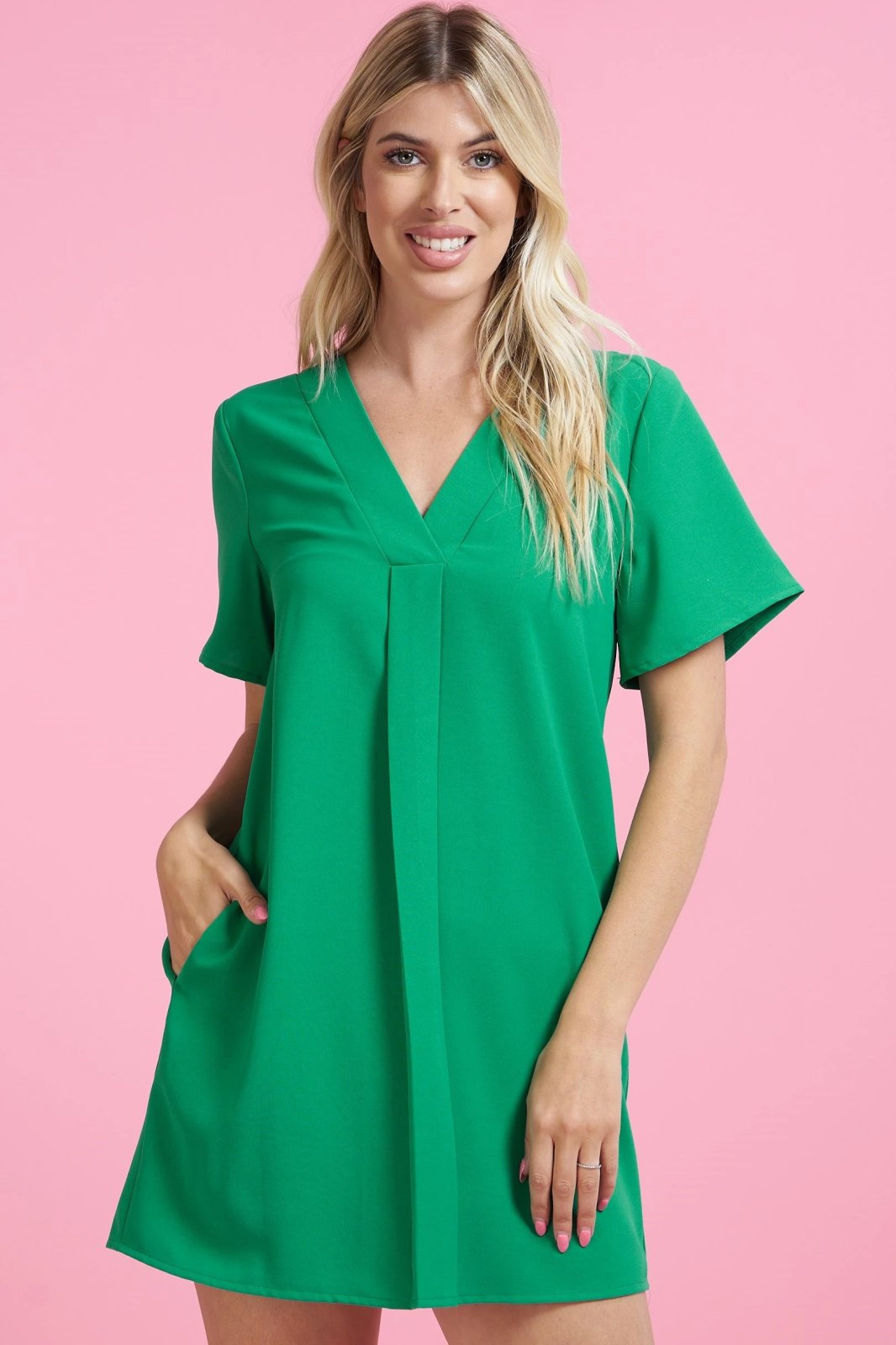 KELLY GREEN DRESS