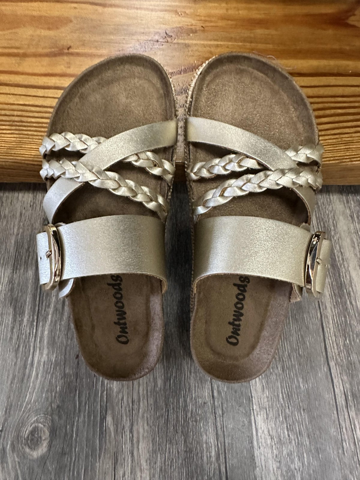 Stylish Wren Gold Sandal for women, perfect for beach dresses, tropical vacations, and curated boutique fashion.