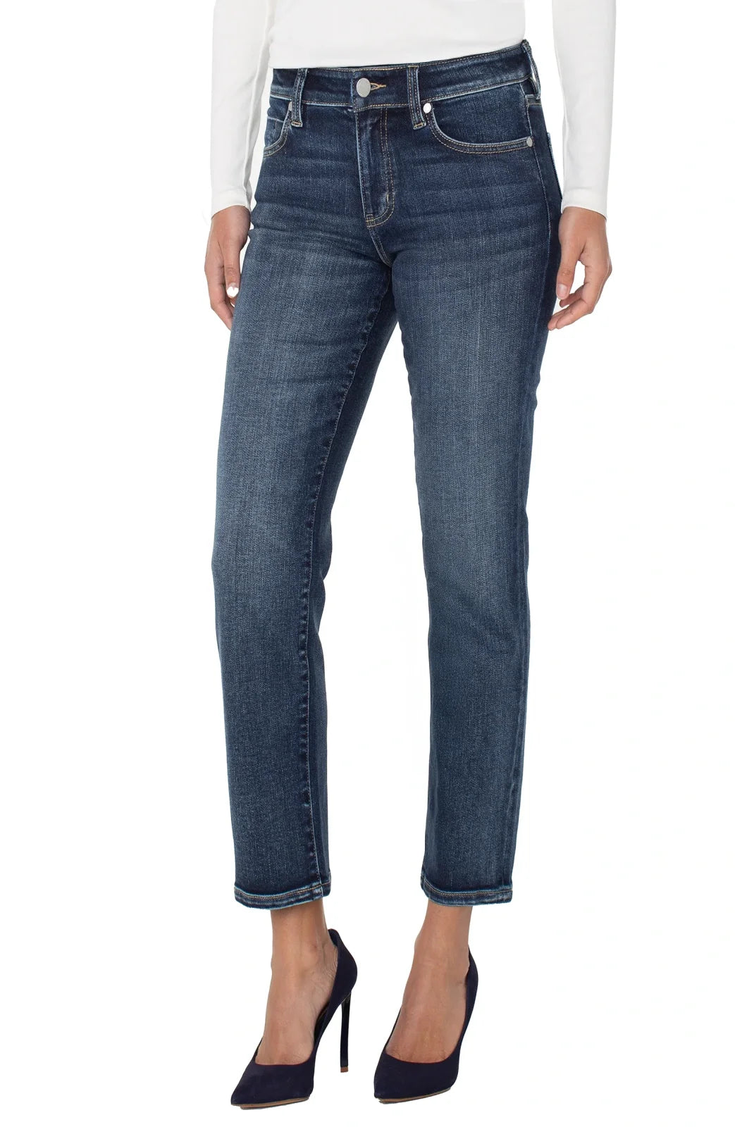 Liverpool Relaxed Non-skinny Jean for women, ideal for everyday wear, a must-have in coastal boutique clothing.