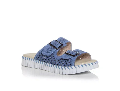LIGHT REGATTA TULIP SANDALS DOUBLE STRAP W/BUCKLES by ILSE JACOBSEN at Raggdoll Boutique, perfect for trendy coastal style.