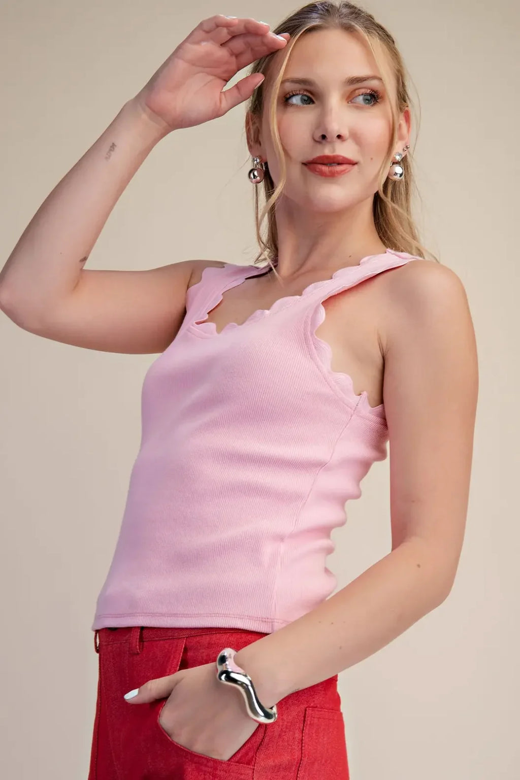 Liza Top -Pink