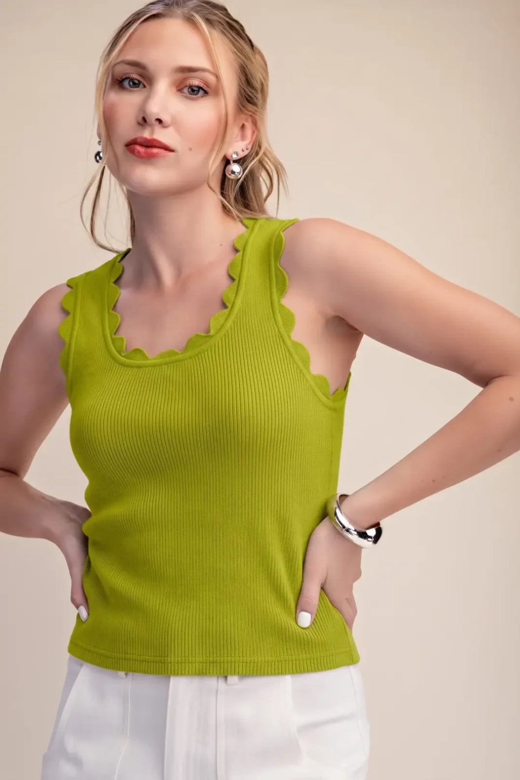 Liza Top -Green