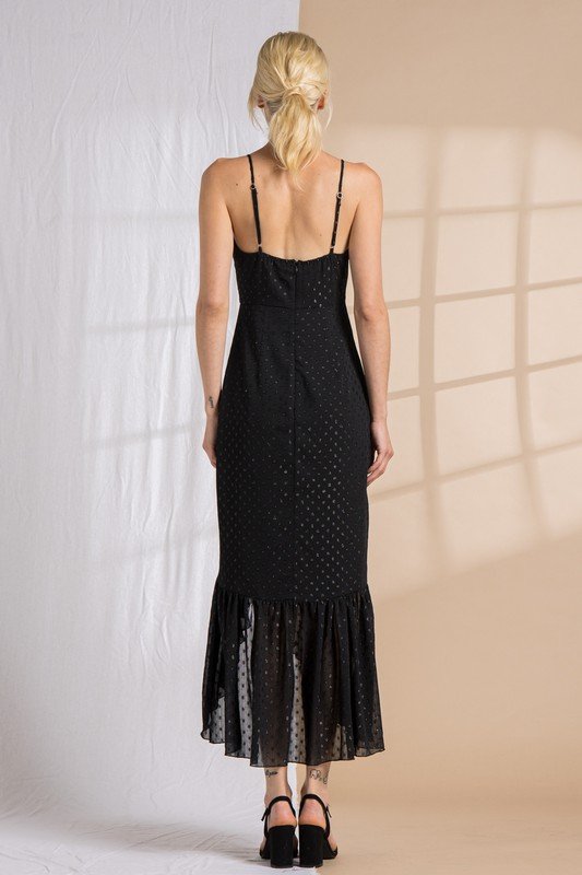 BACK RUFFLE MAXI DRESS from Raggdoll Boutique, perfect for summer outfits Texas and trendy coastal style.