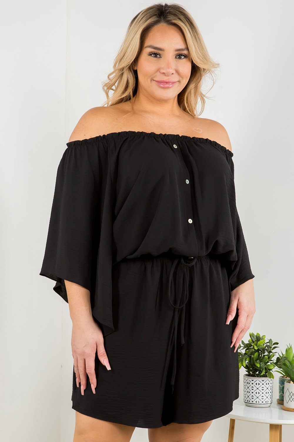 Dani Black Romper