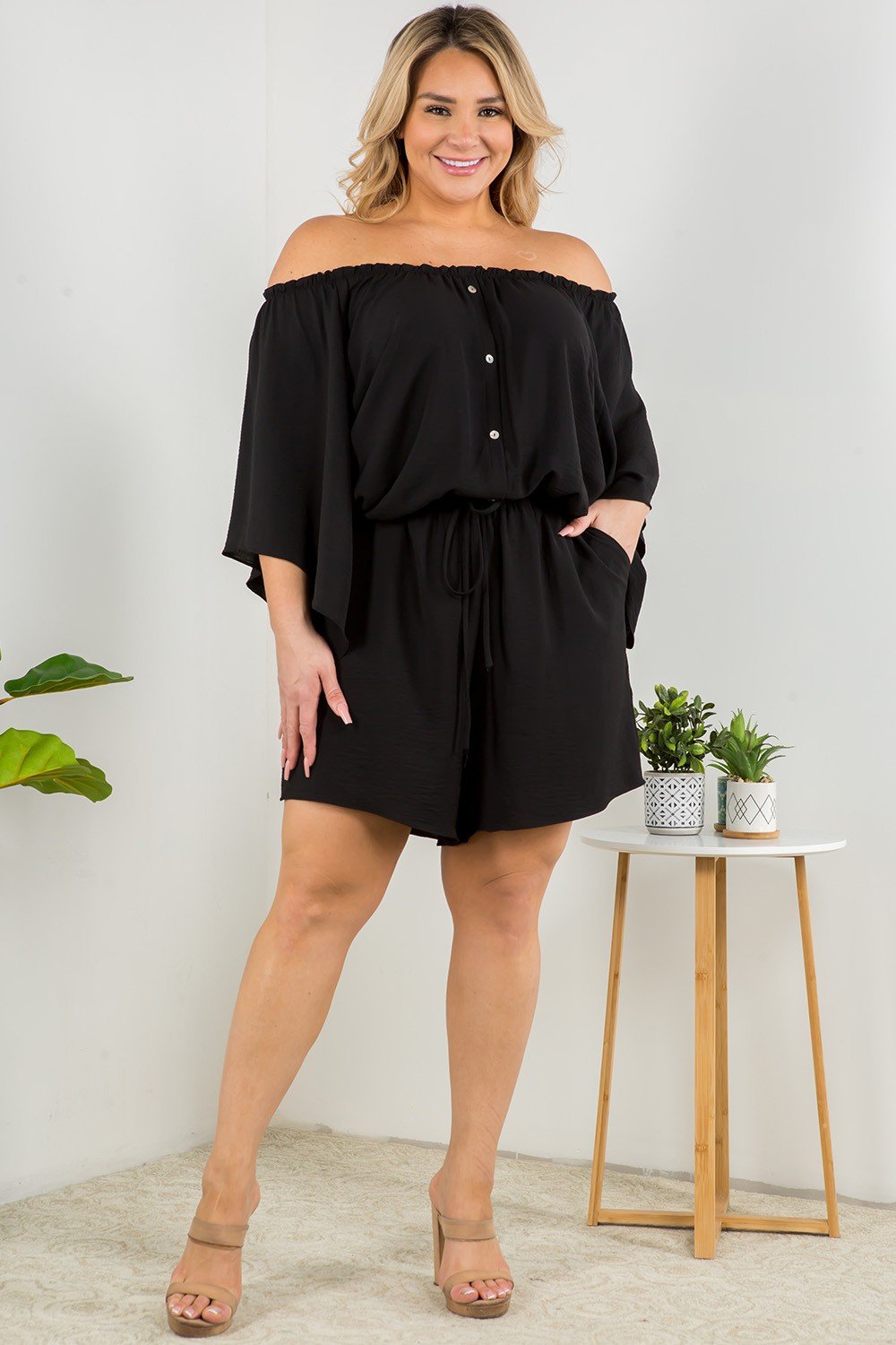 Dani Black Romper