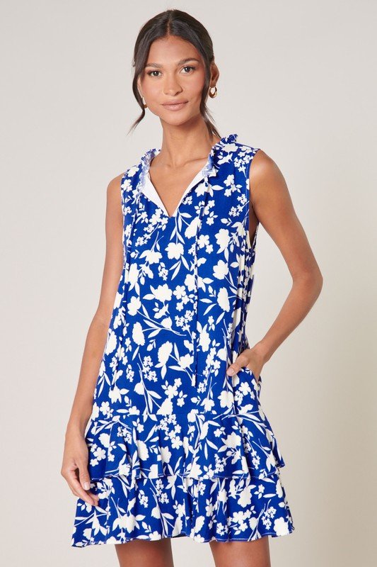 SAIL THE SEAS DRESS from Raggdoll Boutique, showcasing trendy coastal style perfect for summer outfits in Port Aransas.
