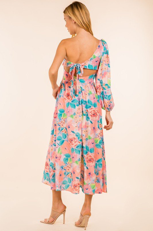 SHOWERS OF FLOWERS DRESS - Colorful floral design, perfect for summer outfits Texas from Raggdoll Boutique.