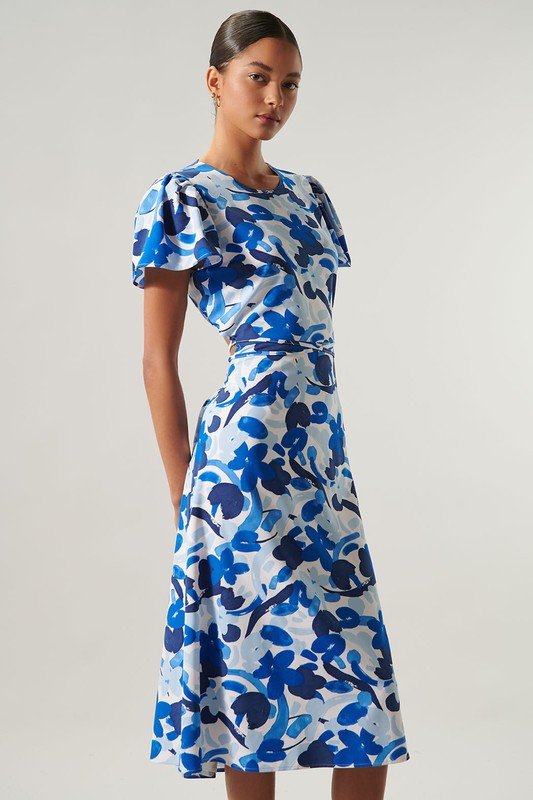 MONET FLOWER SHOWER DRESS from Raggdoll Boutique featuring trendy coastal style and perfect for summer outfits Texas.