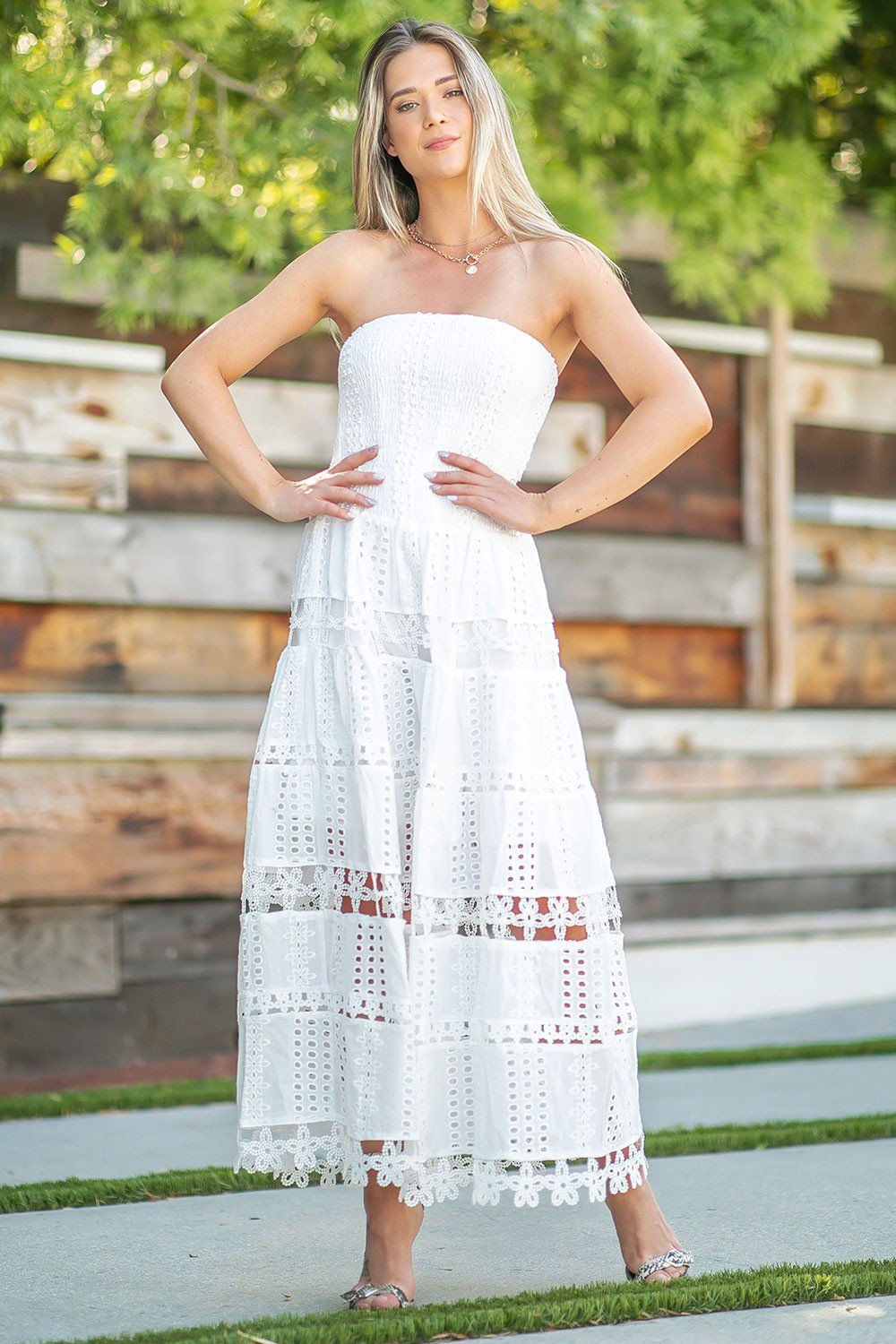 OUR FAVORITE DRESS - WHITE from Raggdoll Boutique, perfect for summer outfits in Port Aransas.