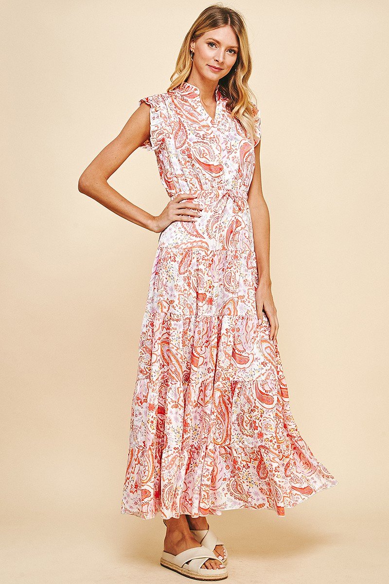 MIMOSA TIME MIDI DRESS from Raggdoll Boutique, perfect for summer outfits and trendy coastal style.