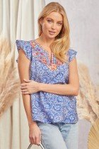Carley Top from Raggdoll Boutique, trendy coastal style, perfect for summer outfits Texas and vacation wardrobe boutique.