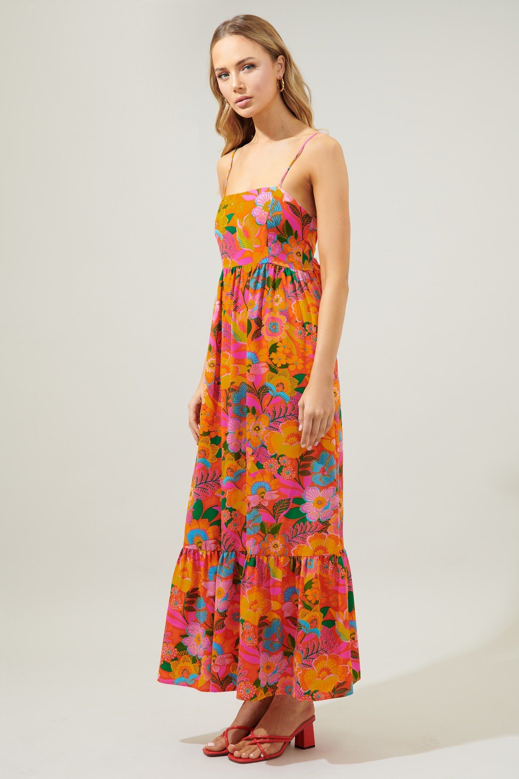 IDALIA TIE BACK MAXI DRESS from Raggdoll Boutique, perfect for summer outfits Texas and trendy coastal style.