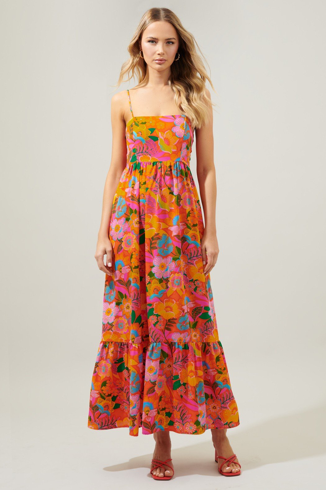 IDALIA TIE BACK MAXI DRESS from Raggdoll Boutique, a trendy coastal style perfect for summer outfits Texas.
