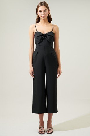CLASSIC BLACK JUMPSUIT from Raggdoll Boutique, perfect for summer outfits Texas with trendy coastal style.
