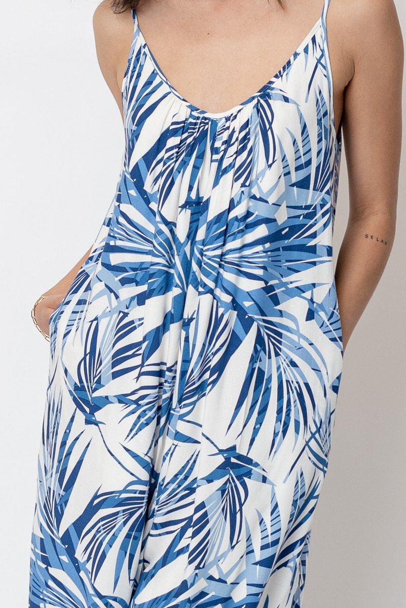 Tropical Paradise Jumpsuit from Raggdoll Boutique featuring trendy coastal style and summer outfits Texas.