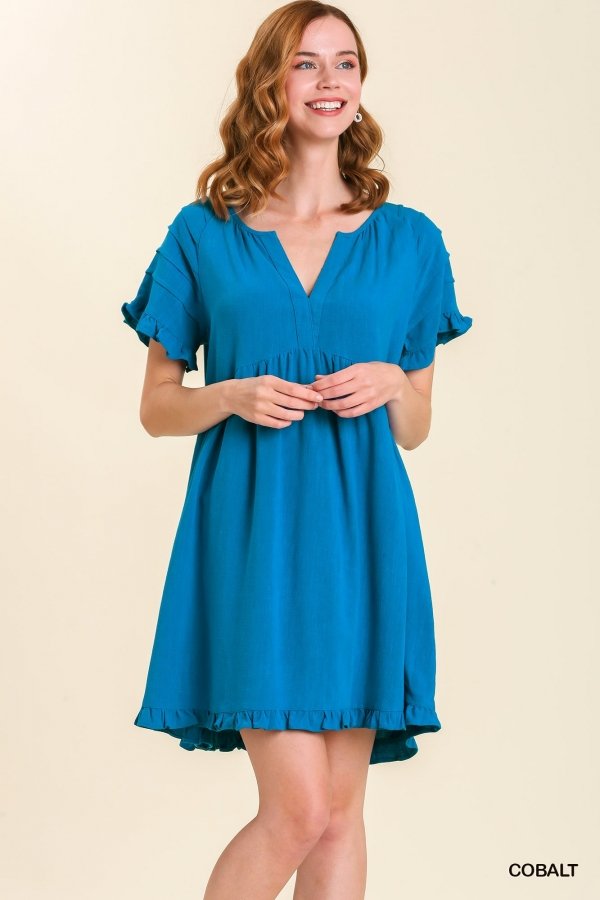 MY FAVORITE BLUE DRESS from Raggdoll Boutique, coastal fashion for vacation wardrobes in Port Aransas.