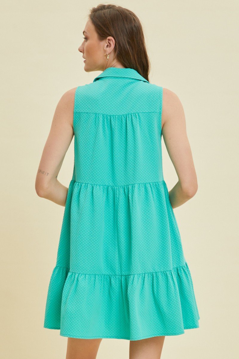 Libby Dress from Raggdoll Boutique, stylish summer outfit for women at Port Aransas boutique.
