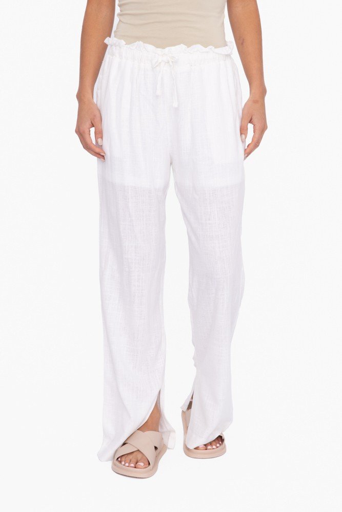 MONO B ATHLETIC PANT BLK/WHT featured at Raggdoll Boutique, perfect for summer outfits Texas and coastal fashion.