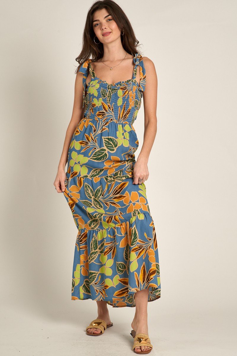 In the Tropics Dress from Raggdoll Boutique, perfect for coastal fashion and summer outfits in Port Aransas.