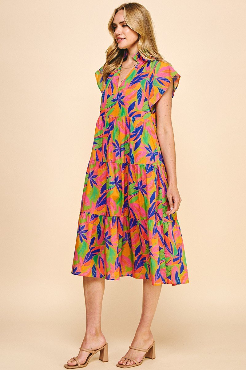 SUSAN DRESS in vibrant colors, perfect for summer outfits Texas at Raggdoll Boutique, ideal for coastal fashion.