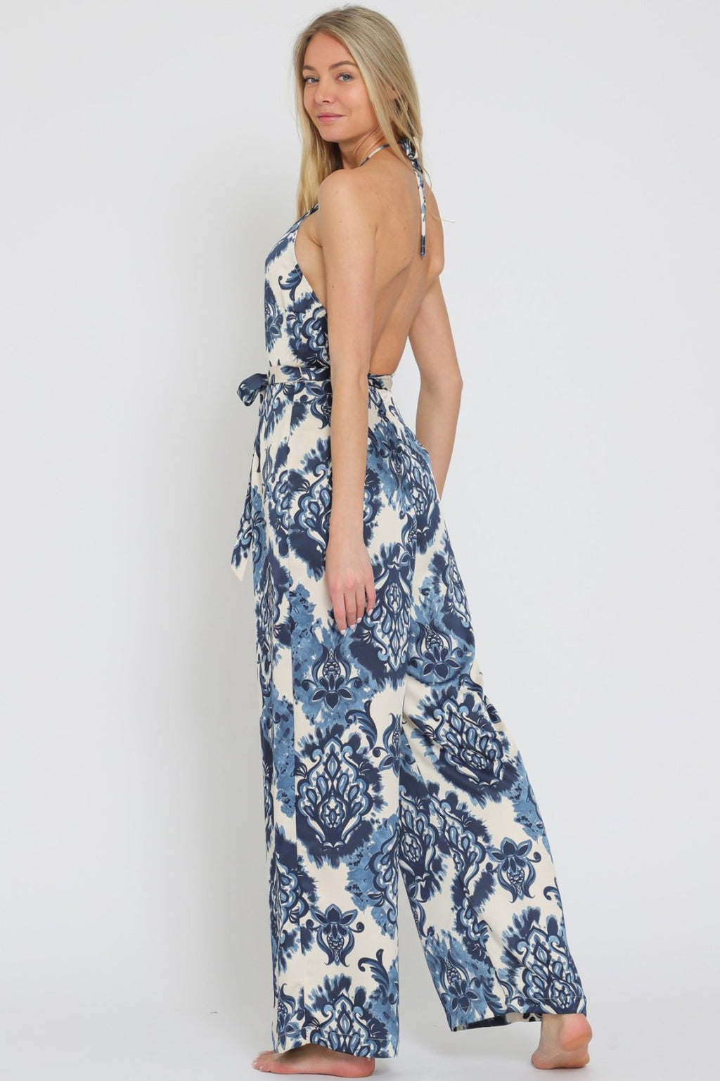 Lorna Jumpsuit from Raggdoll Boutique, trendy coastal style for summer outfits Texas, perfect for vacation wardrobe boutique.