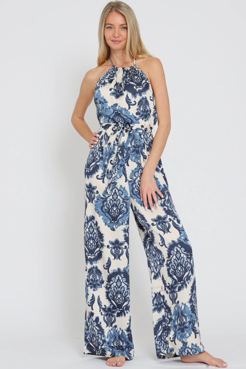 Lorna Jumpsuit from Raggdoll Boutique, perfect for trendy coastal style and summer outfits in Texas.
