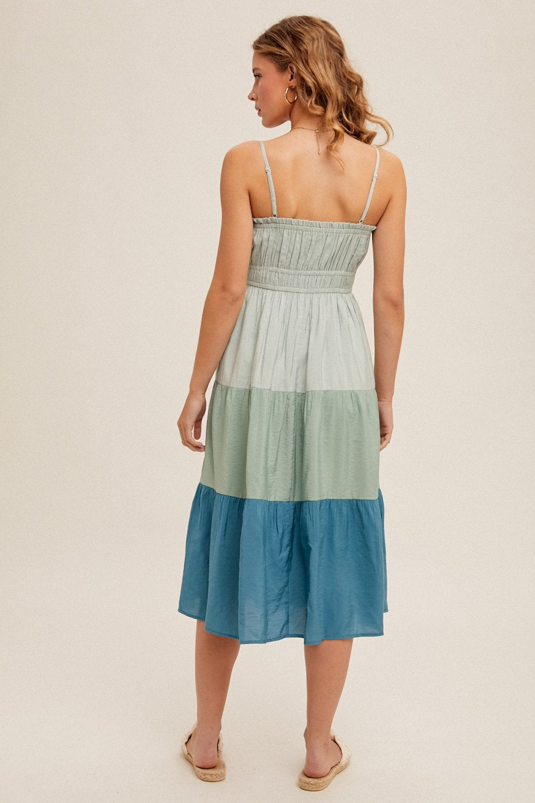 Darla Dress showcasing trendy coastal style from Raggdoll Boutique, perfect for summer outfits in Texas.