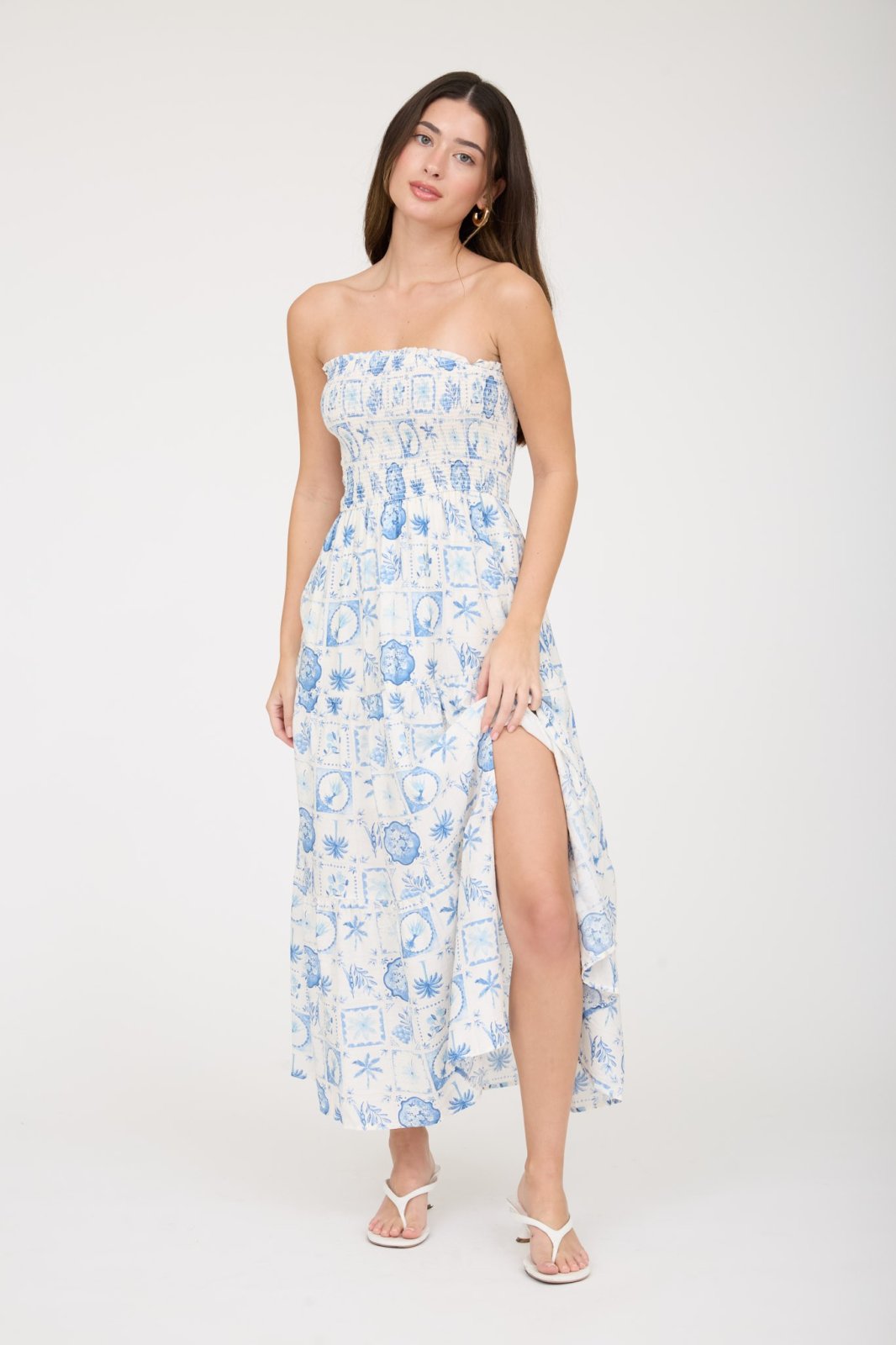 Carson Dress in Blue