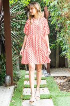 GEO DRESS from Raggdoll Boutique, a trendy coastal fashion boutique in Port Aransas, perfect for summer outfits Texas.