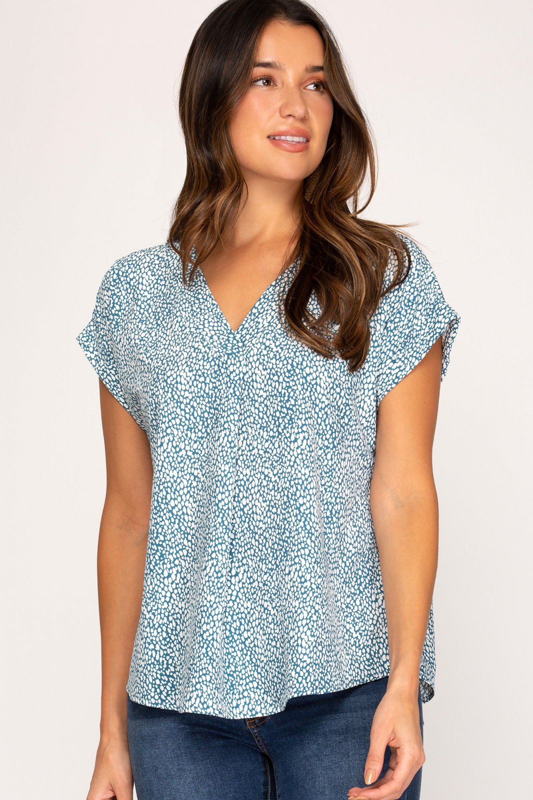 I FEEL TEAL TOP from Raggdoll Boutique, perfect for summer outfits Texas and trendy coastal style.