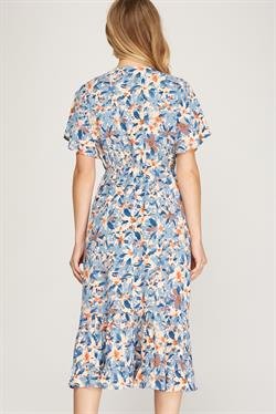 FLIRTY IN FLORAL DRESS from Raggdoll Boutique, stylish for summer outfits Texas and coastal fashion.