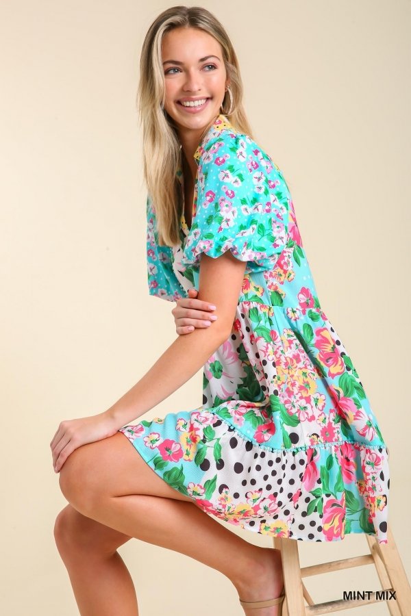 Model wearing MINT TO BE DRESS from Raggdoll Boutique, showcasing trendy coastal style and summer outfits Texas.