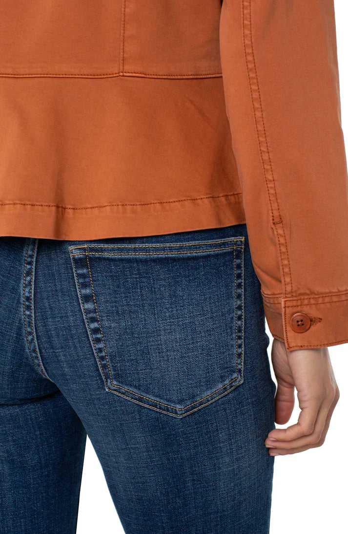 LP Ginger Peplum Trucker Jacket