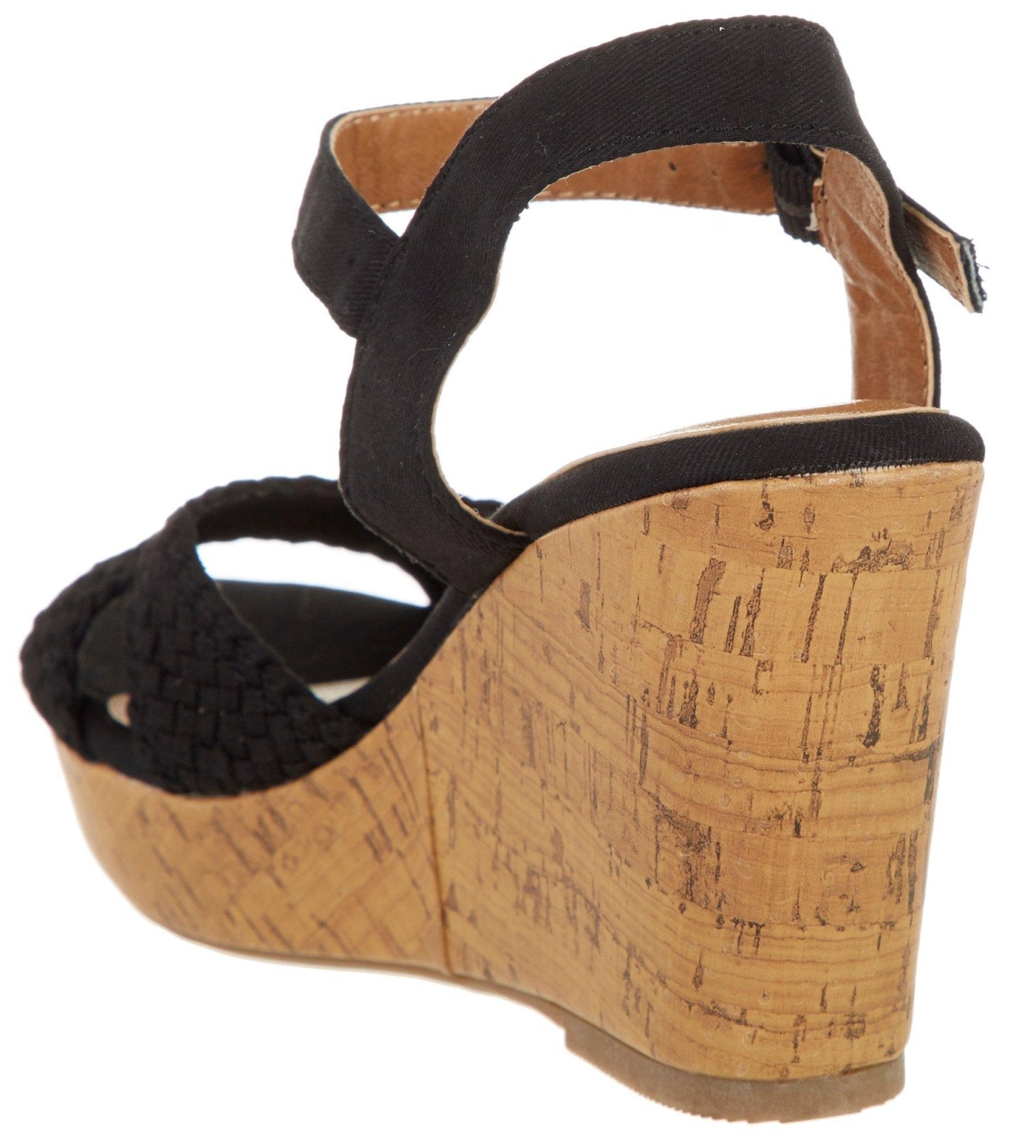 MELINDA BLACK HEEL from Raggdoll Boutique, trendy coastal style wedge shoe for summer outfits Texas, vacation wardrobe.