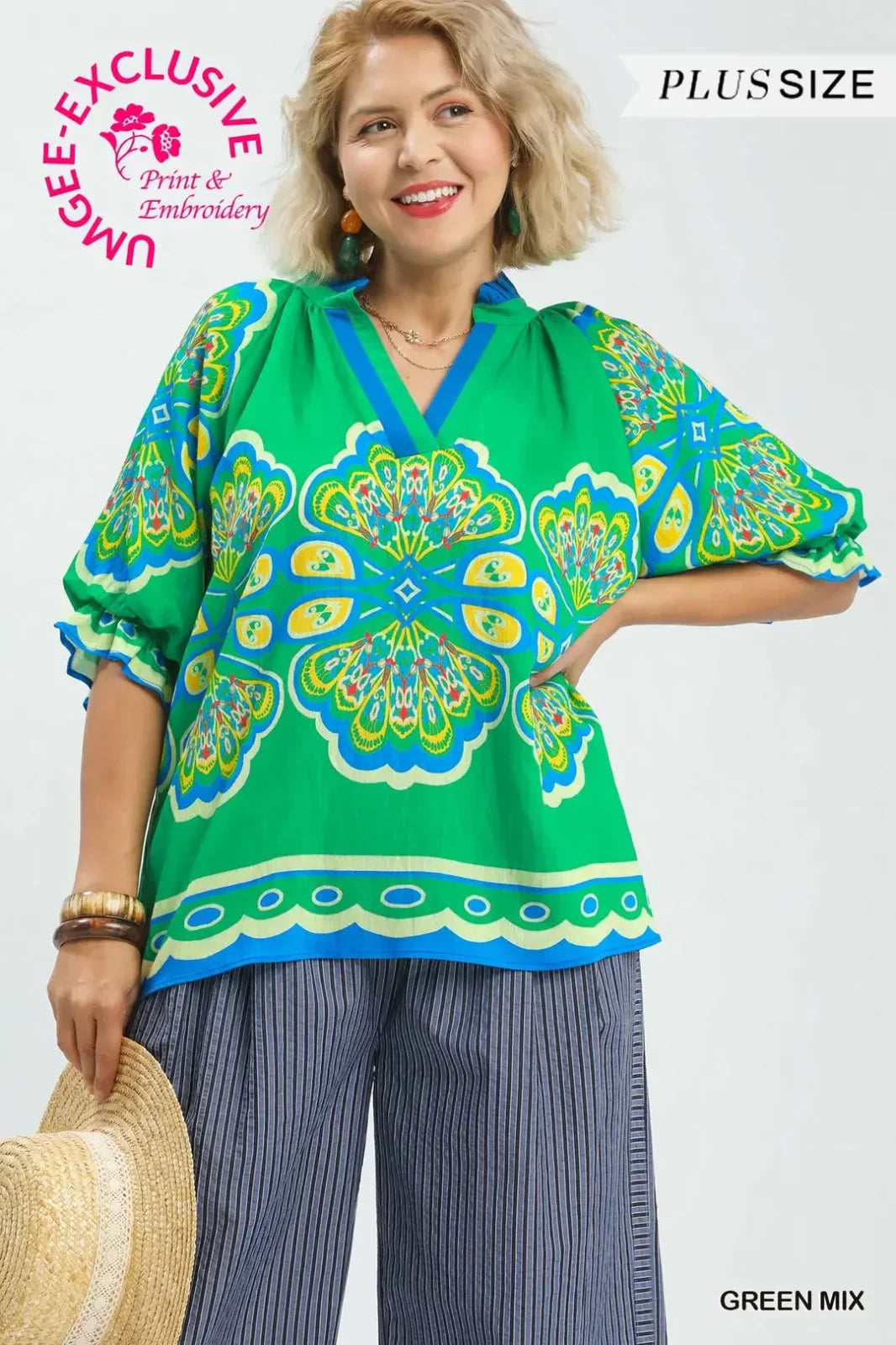 Kara Top in Plus