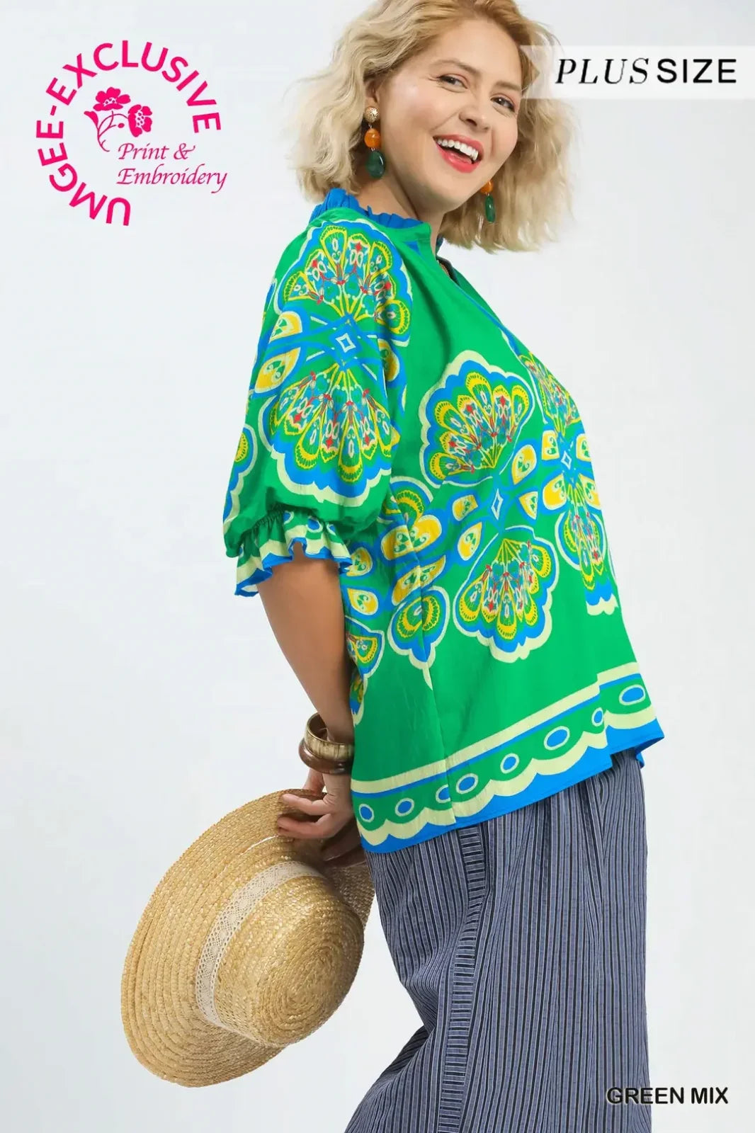 Kara Top in Plus