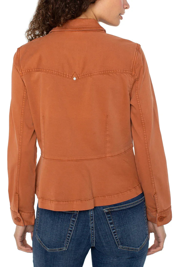 LP Ginger Peplum Trucker Jacket