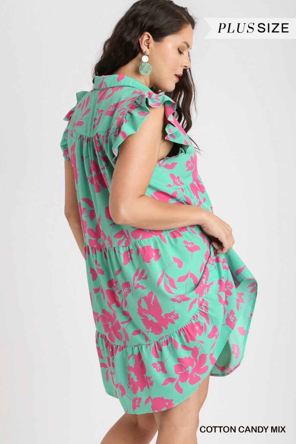 Plus Cotton Candy Dress featured at Raggdoll Boutique, showcasing trendy coastal style and perfect for summer outfits Texas.