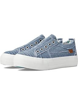 LIGHT STONE WASHED DENIM BLOWFISH SNEAKER from Raggdoll Boutique, perfect for trendy coastal style and summer outfits.