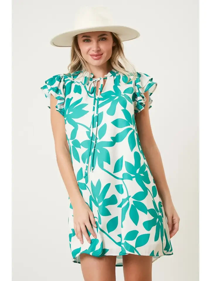 Anna Dress from Raggdoll Boutique showcasing trendy coastal style for summer outfits Texas.