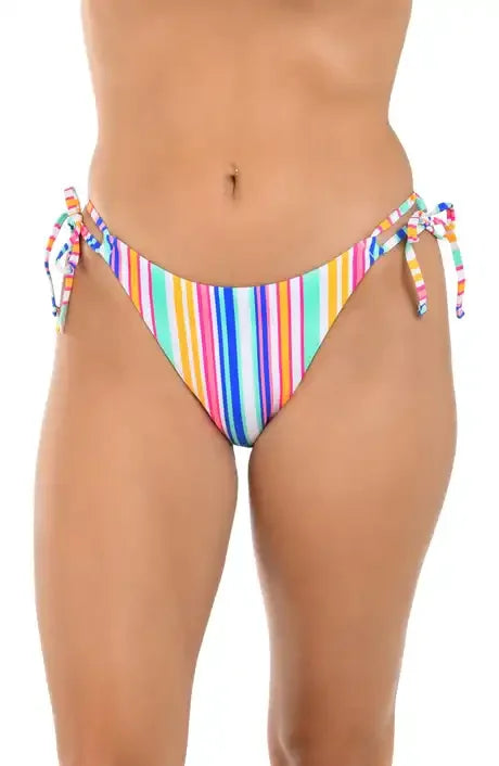 Summer Loop-Tie Bikini Bottom -Multi