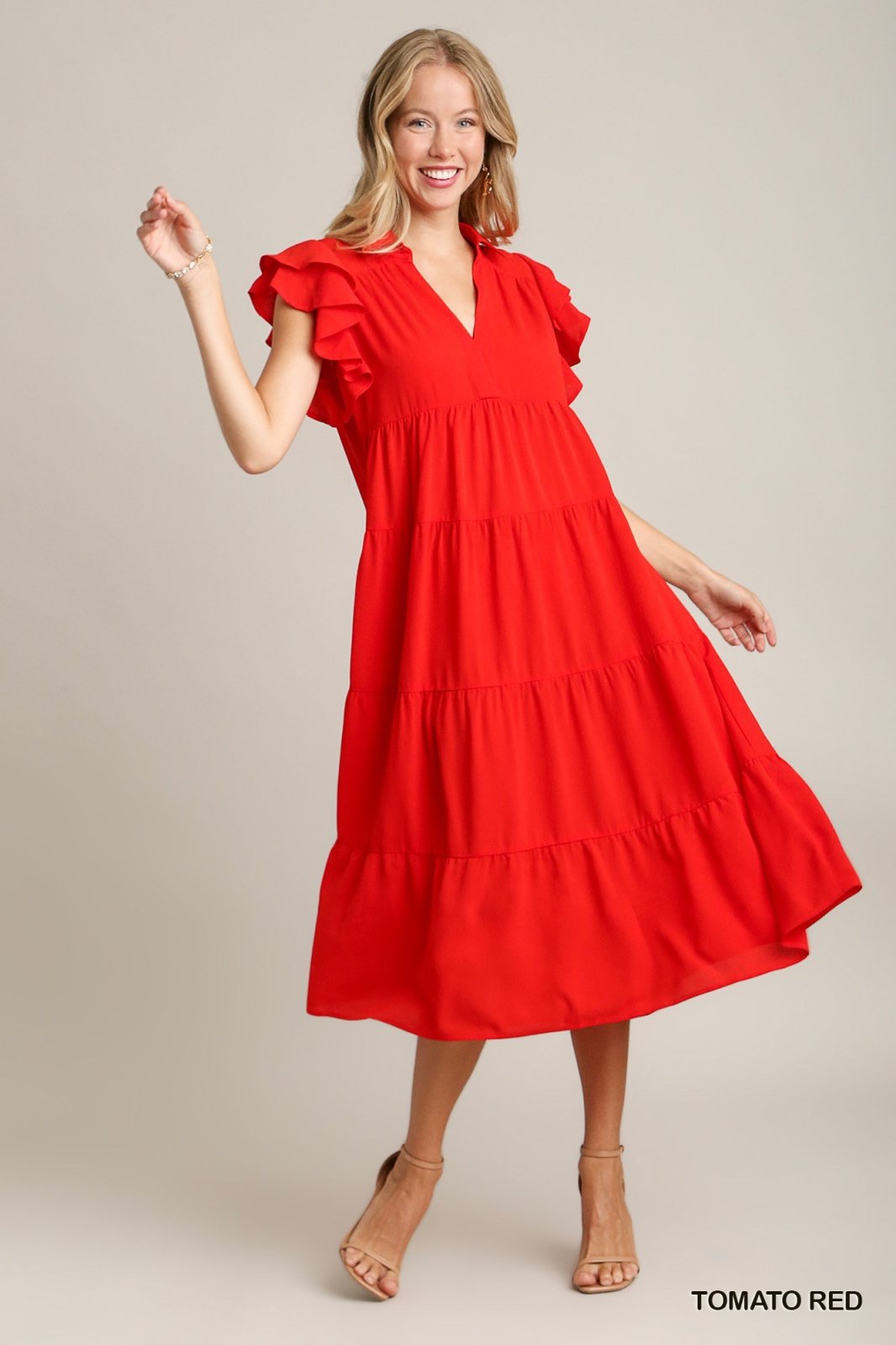 Pick Me Up Red Dress from Raggdoll Boutique, perfect for summer outfits Texas and vacation wardrobe boutique.