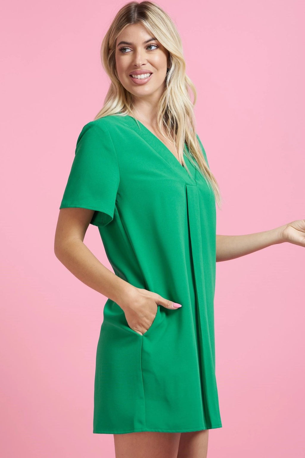 KELLY GREEN DRESS