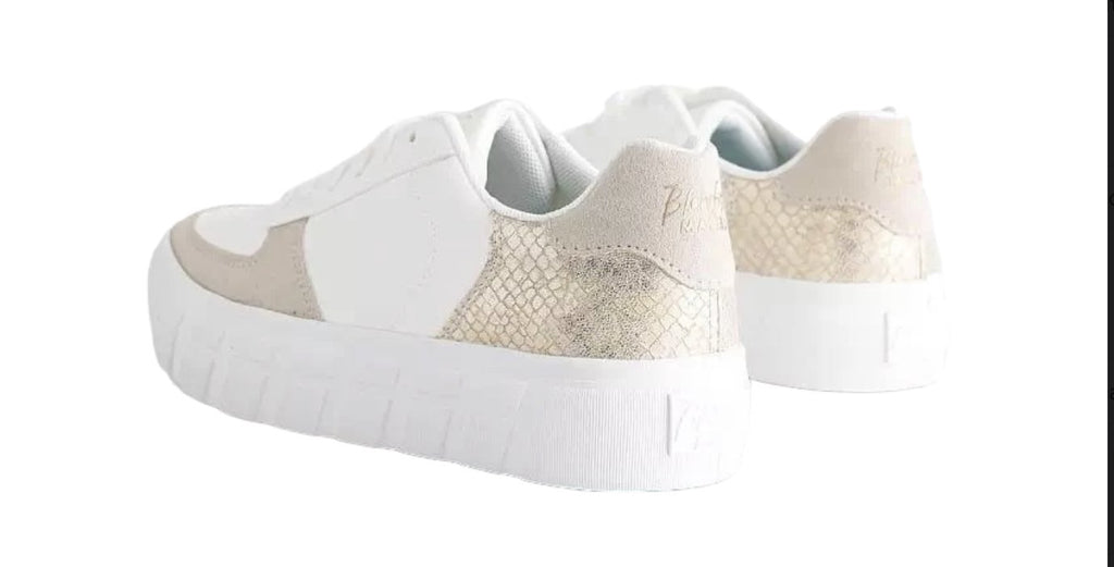 BLOWFISH SIDE-OUT SNEAKER WITH GOLD CROC DETAIL featured at Raggdoll Boutique, perfect for trendy coastal style and summer outfits Texas.
