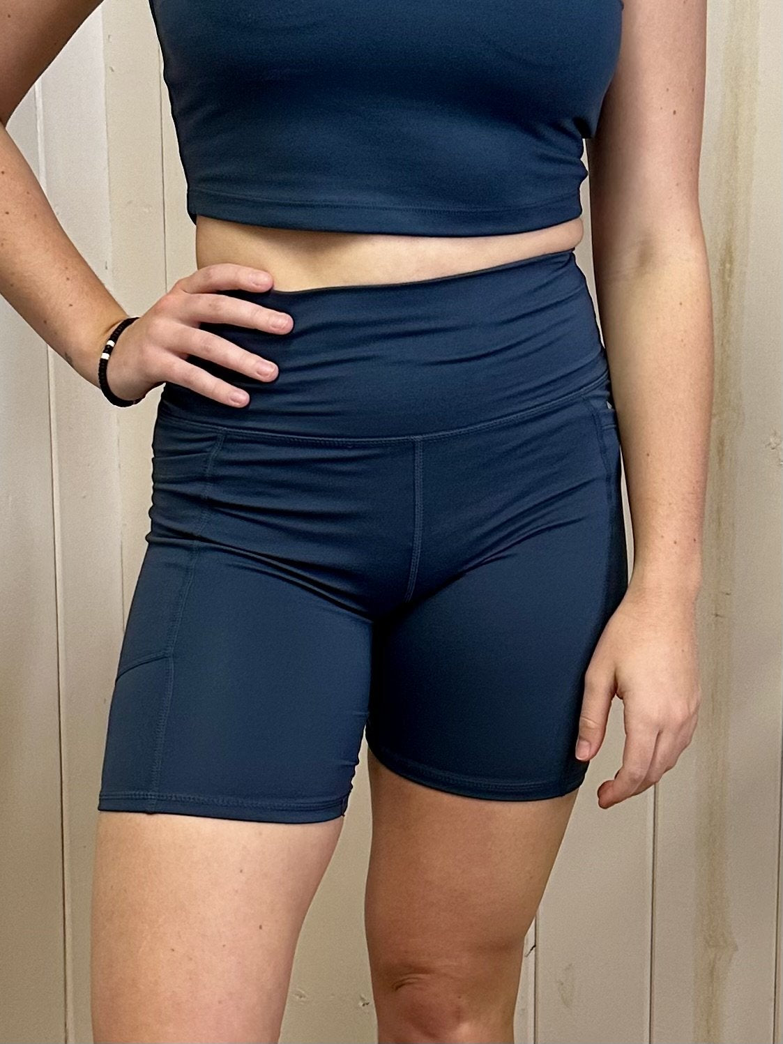 Nora Shorts in Midnight Navy