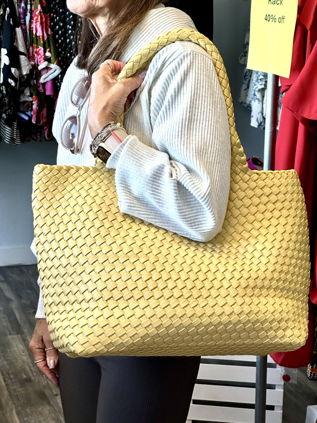 Emma Woven Tote
