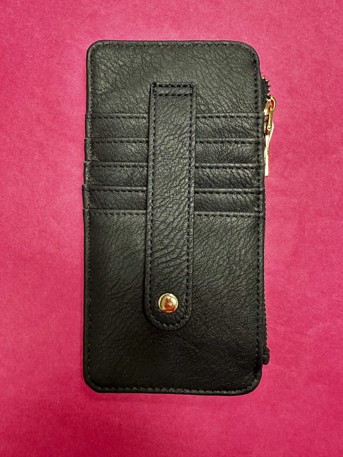 Saige Slim Card Holder Women's Wallet-Navy