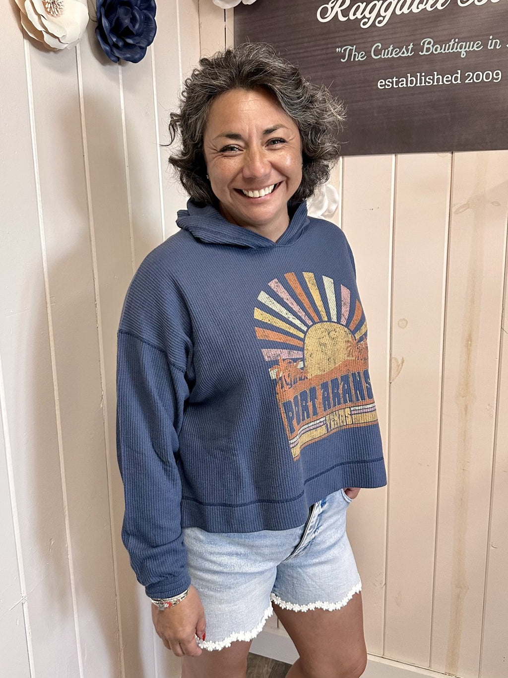 L2 Spring Navy Waffle W/ High Noon