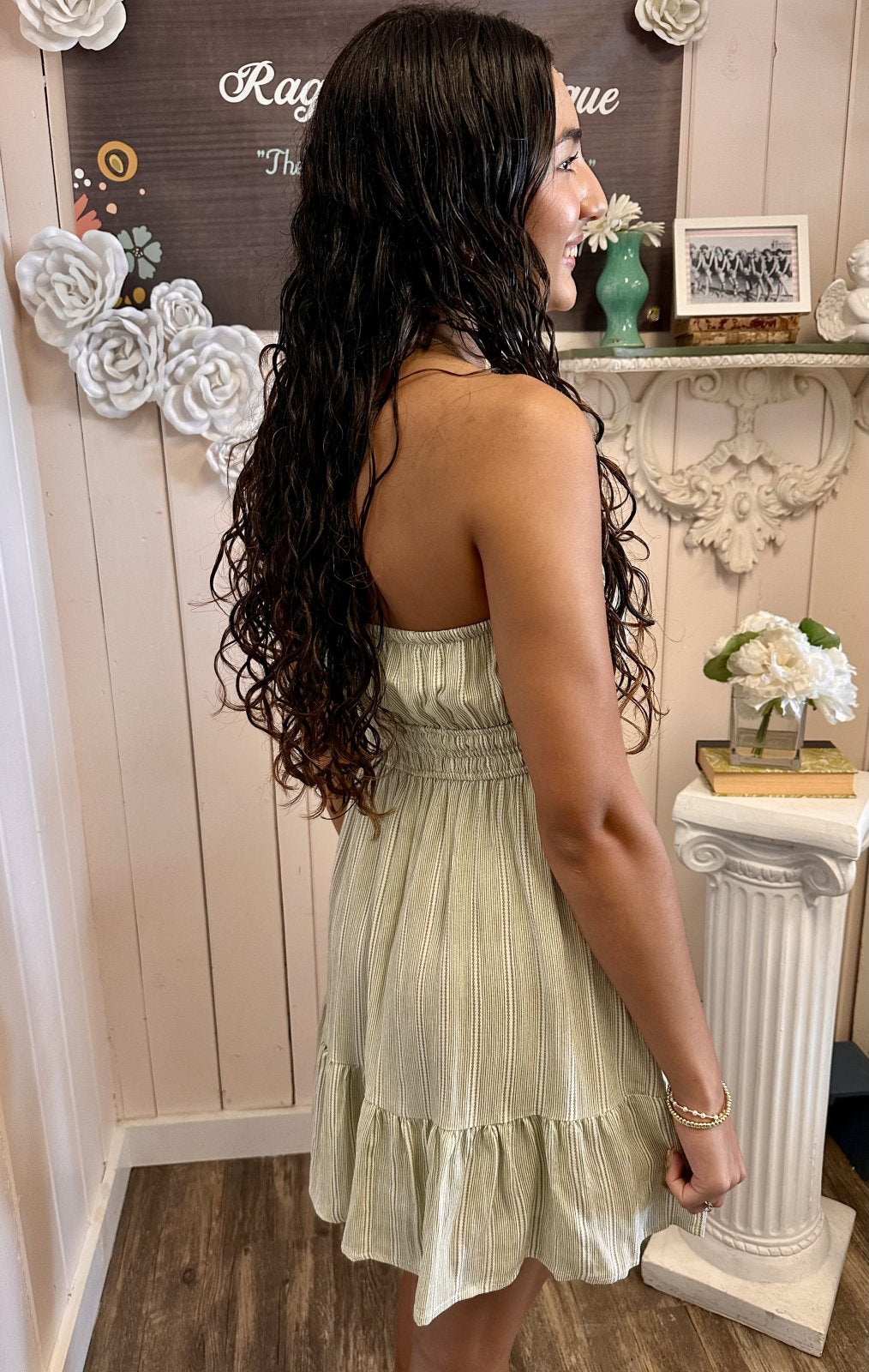 Noah Dress in Khaki